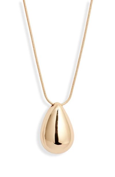 Nordstrom Nordstrom Polished Teardrop Pendant Necklace