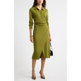 Nordstrom Nordstrom Polo Wrap Midi Dress
