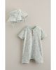 Nordstrom Nordstrom Print Romper & Hat Set - 1