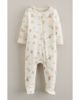 Nordstrom Nordstrom Print Zip Cotton Footie - 1
