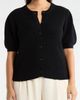 Nordstrom Nordstrom Puff Sleeve Cotton & Merino Wool Cardigan - 4