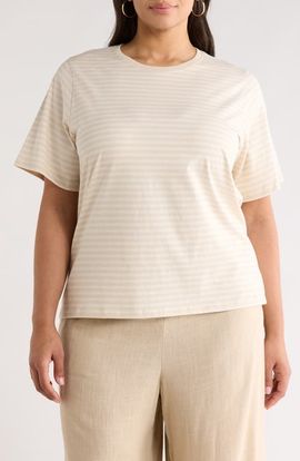 Nordstrom Nordstrom Relaxed Fit Pima Cotton Crewneck T-Shirt