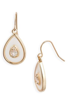 Nordstrom Nordstrom Resin Cubic Zirconia Teardrop Earrings