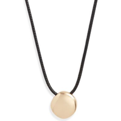 Nordstrom Nordstrom Reversible Polished Orb Cord Necklace
