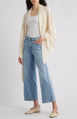 Nordstrom Nordstrom Rib Cashmere Travel Wrap