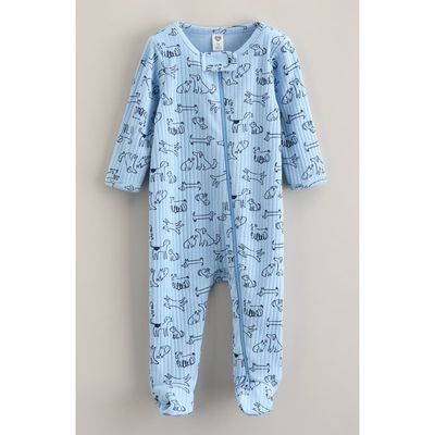 Nordstrom Nordstrom Rib Zip Footie