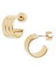 Nordstrom Nordstrom Ribbed Hoop Earrings - 1