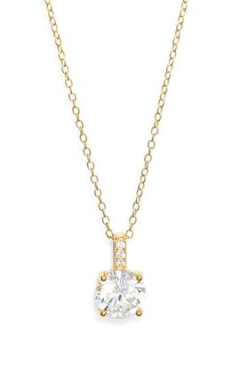 Nordstrom Nordstrom Round Cubic Zirconia Pendant Necklace