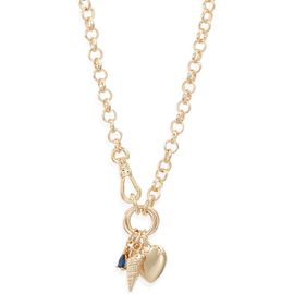 Nordstrom Nordstrom Round Link Chain Charm Necklace