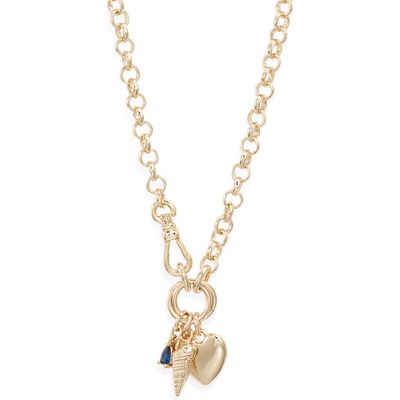 Nordstrom Nordstrom Round Link Chain Charm Necklace