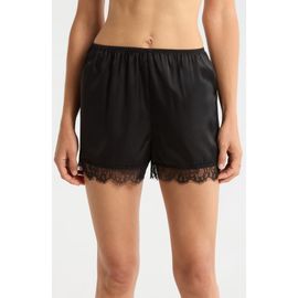 Nordstrom Nordstrom Scalloped Lace Trim Satin Tap Shorts
