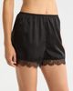 Nordstrom Nordstrom Scalloped Lace Trim Satin Tap Shorts - 3