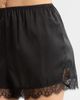 Nordstrom Nordstrom Scalloped Lace Trim Satin Tap Shorts - 4