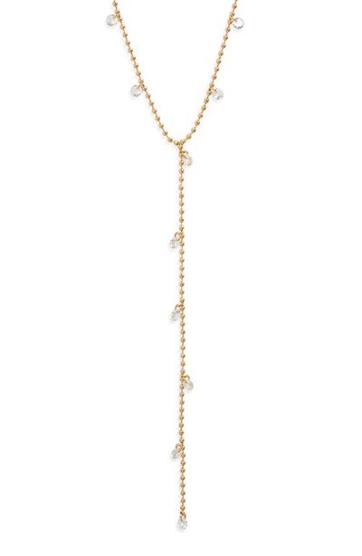 Nordstrom Nordstrom Scattered Cubic Zirconia Y-Necklace