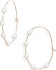 Nordstrom Nordstrom Scattered Freshwater Pearl Hoop Earrings - 1