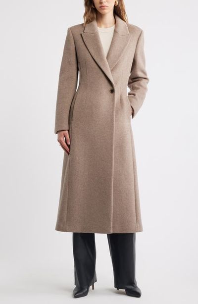 Nordstrom Nordstrom Sculpted Wool & Cashmere Blend Coat