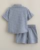 Nordstrom Nordstrom Seersucker Short Sleeve Button-Up Shirt & Drawstring Shorts Set - 2