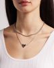 Nordstrom Nordstrom Set of 2 Bead Chain & Puffy Heart Pendant Necklaces - 2