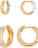 Nordstrom Nordstrom Set of 2 Cubic Zirconia Huggie Hoop Earrings - 1