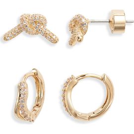 Nordstrom Nordstrom Set of 2 Stud & Huggie Hoop Earrings