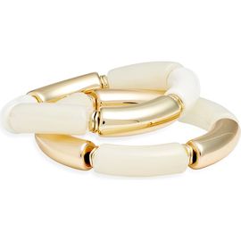 Nordstrom Nordstrom Set of 2 Tube Stretch Bracelets