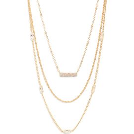 Nordstrom Nordstrom Set of 3 Cubic Zirconia Chain Necklaces