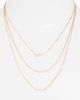 Nordstrom Nordstrom Set of 3 Cubic Zirconia Chain Necklaces - 2