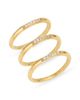 Nordstrom Nordstrom Set of 3 Cubic Zirconia Stack Rings - 1