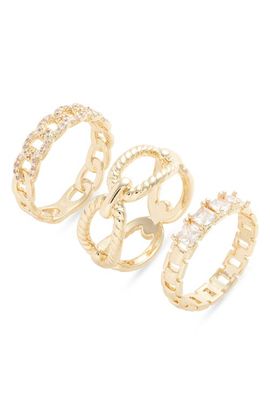 Nordstrom Nordstrom Set of 3 Stackable Rings