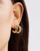 Nordstrom Nordstrom Set of 3 Textured Hoop Earrings - 3