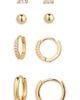 Nordstrom Nordstrom Set of 4 Demi Fine Essentials Stud & Hugging Hoop Earrings - 1