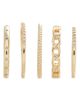 Nordstrom Nordstrom Set of 5 Stackable Rings - 3
