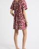 Nordstrom Nordstrom Shirred Linen Blend Minidress - 3