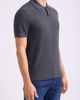 Nordstrom Nordstrom Short Sleeve Ribbed Cotton & Cashmere Polo Sweater - 3