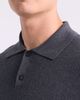 Nordstrom Nordstrom Short Sleeve Ribbed Cotton & Cashmere Polo Sweater - 4