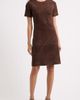Nordstrom Nordstrom Short Sleeve Suede Dress - 1