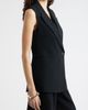 Nordstrom Nordstrom Sleeveless Crepe Blazer - 4