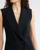 Nordstrom Nordstrom Sleeveless Crepe Blazer - 5