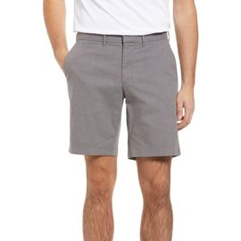 Nordstrom Nordstrom Slim Fit CoolMax® Flat Front Performance Chino Shorts