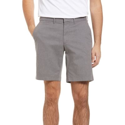 Nordstrom Nordstrom Slim Fit CoolMax® Flat Front Performance Chino Shorts