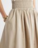 Nordstrom Nordstrom Smocked Cotton Midi Skirt - 5