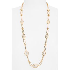 Nordstrom Nordstrom Stationary Imitation Pearl Long Necklace
