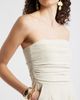 Nordstrom Nordstrom Strapless Linen Blend Jumpsuit - 5