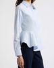 Nordstrom Nordstrom Stretch Cotton Poplin Peplum Shirt - 4