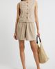 Nordstrom Nordstrom Stripe Linen Blend Vest - 2