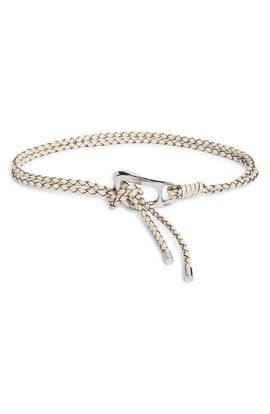 Nordstrom Nordstrom Syd Woven Leather Tie Belt