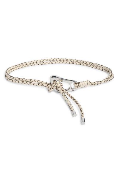 Nordstrom Nordstrom Syd Woven Leather Tie Belt