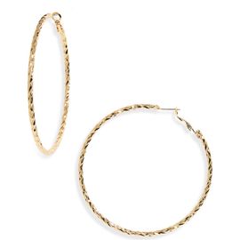 Nordstrom Nordstrom Textured Hoop Earrings