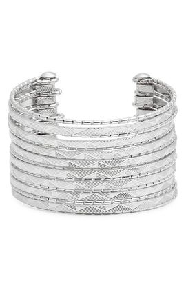 Nordstrom Nordstrom Textured Multiband Cuff Bracelet