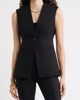 Nordstrom Nordstrom Textured One-Button Vest - 1